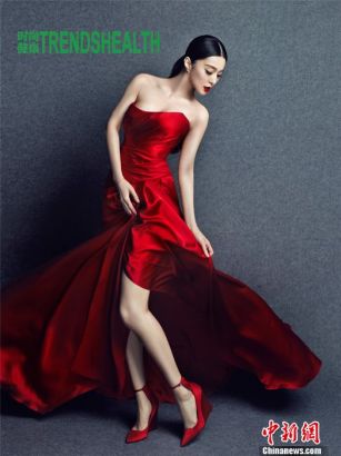 fan bingbing red dress