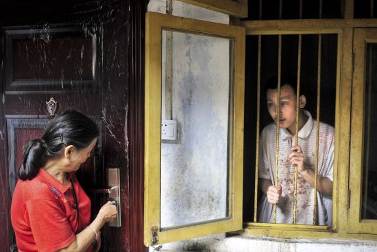 in locked room teen In locked room teen