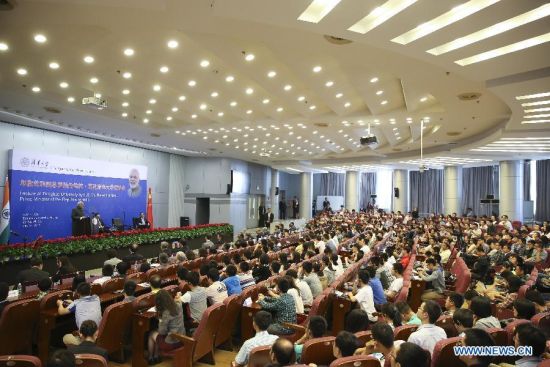 Modi delivers lecture at Tsinghua University - C