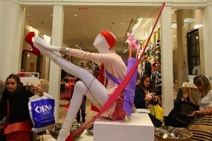 Valentine's Day atmosphere in New York