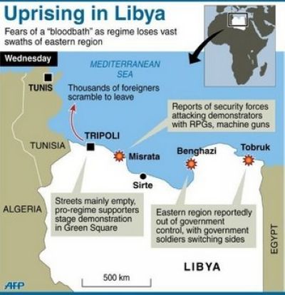Map of Libya