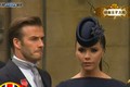 Beckhams arrive at abbey