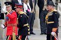 William and Harry arrive at abby
