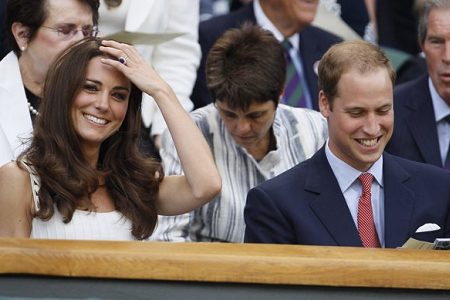 Royals William and Kate visit Wimbledon