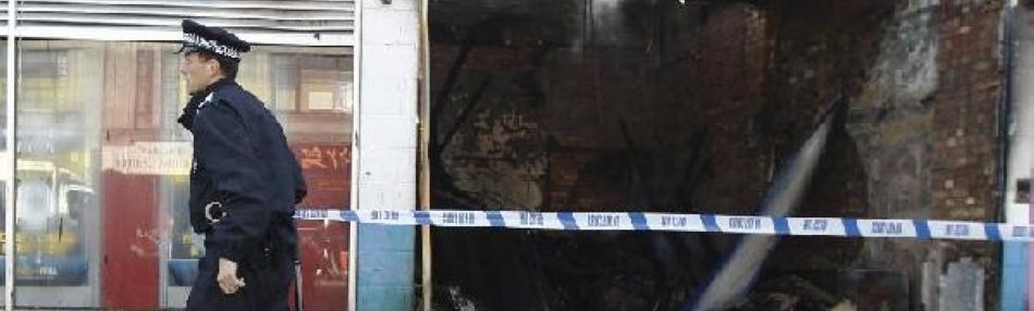 Aftermath of London riot