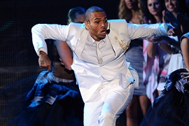 Chris Brown at the 2011 MTV VMAs