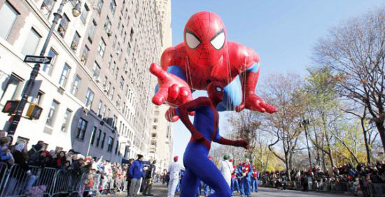 85th Macy's Thanksgiving day parade in NYC