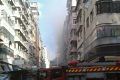 Fire destroys buildings in HK