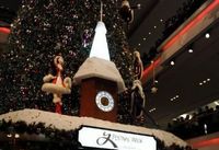 Indoor Christmas tree in HK