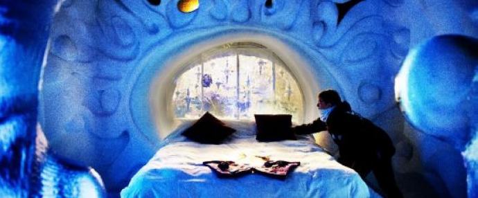 1st ice hotel opens in Netherlands