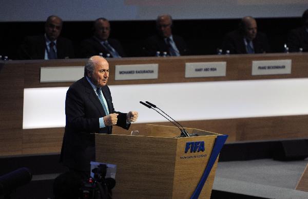 Sepp Blatter re-elected as FIFA president