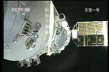 China declares first space docking successful