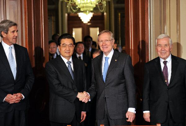 President Hu on state visit to U.S.