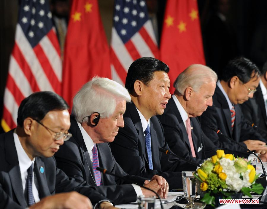 Chinese VP Xi meets U.S. VP Biden