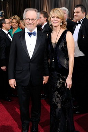 Steven Spielberg and wife