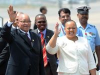S. African president in New Delhi for BRICS summit
