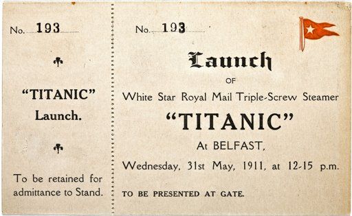 Ticket to Titanic maiden voyage sold at NY auction
