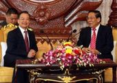 Wen visits Laos, attends GMS Summit