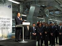 Chinese Premier visits Volvo headquarters in Sweden