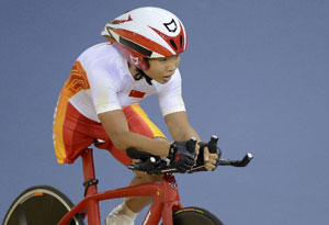 Chinese two cycling medalists
