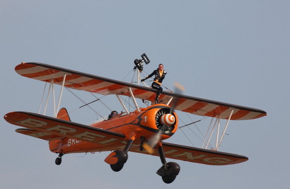Breitling Wingwalking team
