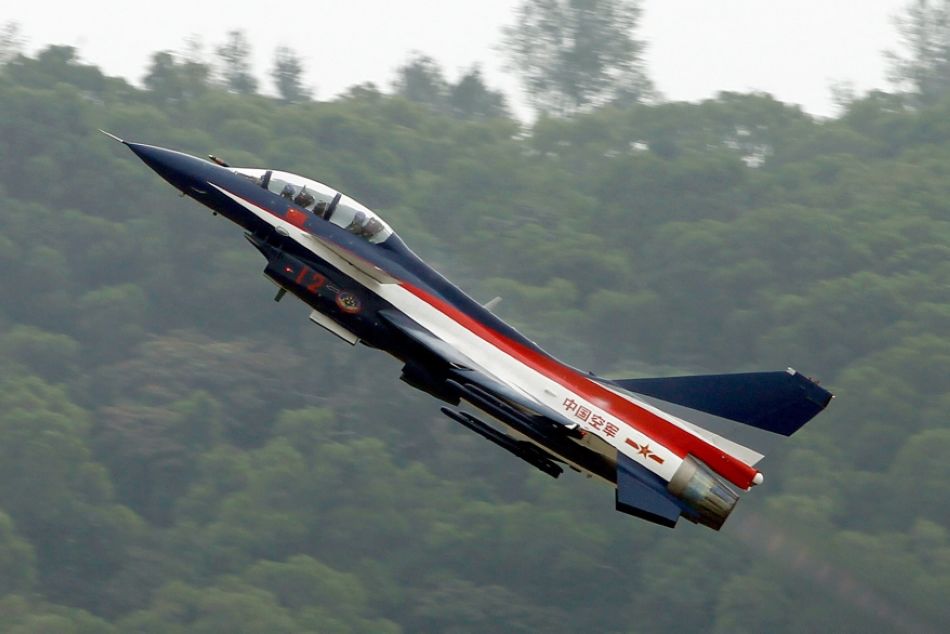 J-10 fighter at Airshow China