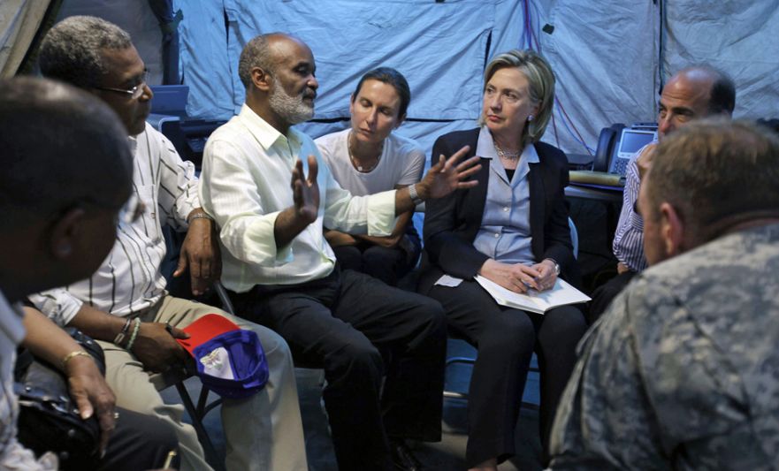 In Haiti for quake relief